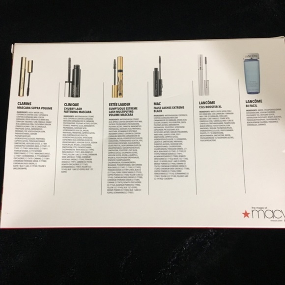 Mac  lancome 6-Pc Mascara Sampler Gift Set - Picture 3 of 3